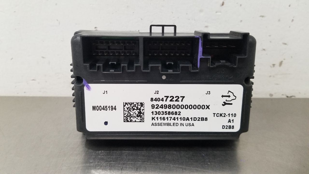 16 CHEVY SILVERADO 2500 TRANSFER CASE CONTROL MODULE 84047227