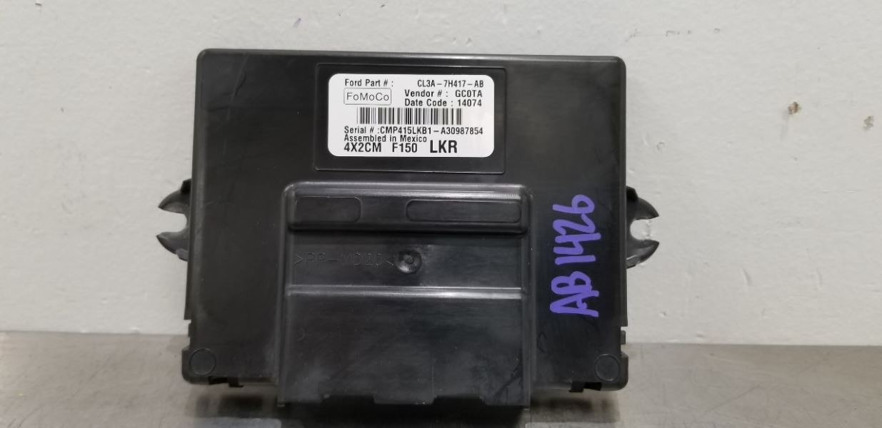 14 FORD F150 DIFFERENTIAL LOCK MODULE CL3A7H417AB