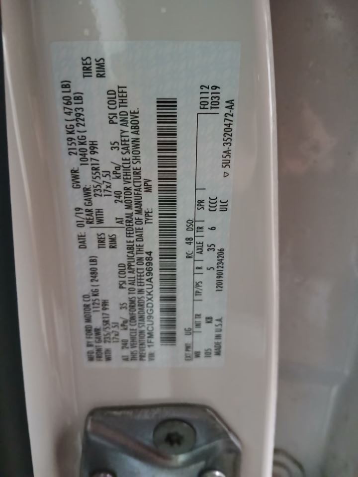 Engine ECM Electronic Control Module 1.5L Fits 17-19 ESCAPE 3168580