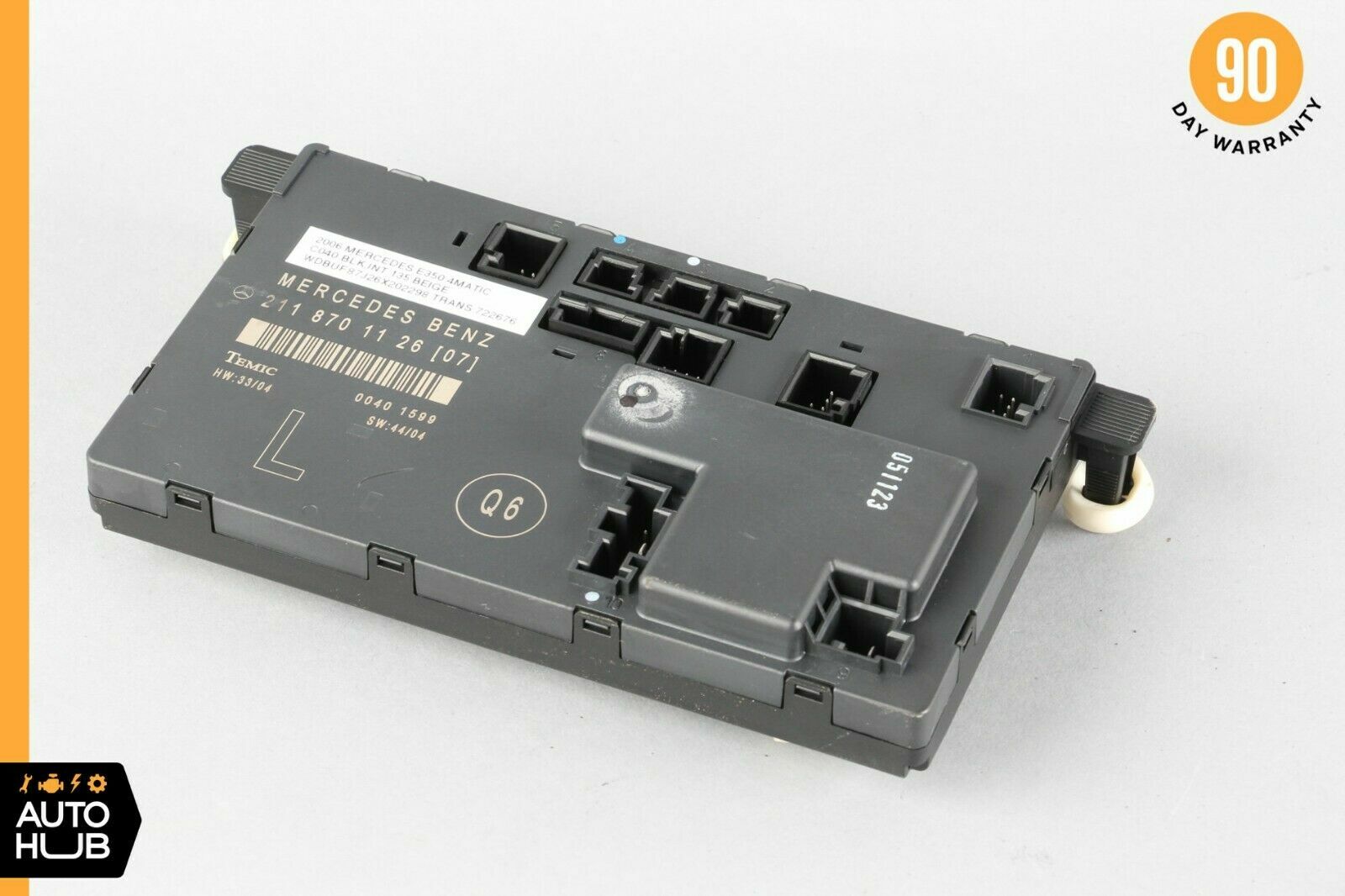 03-09 Mercedes W211 E350 E500 Front Left Side Door Control Module 2118701126 OEM