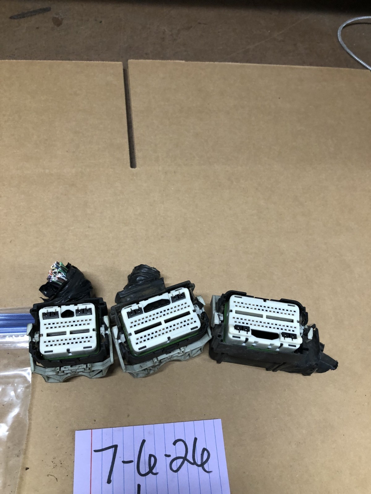 13 14 Ford F150 Engine Computer Control Module Pigtail Plugs DL3A-12A650-HE 1