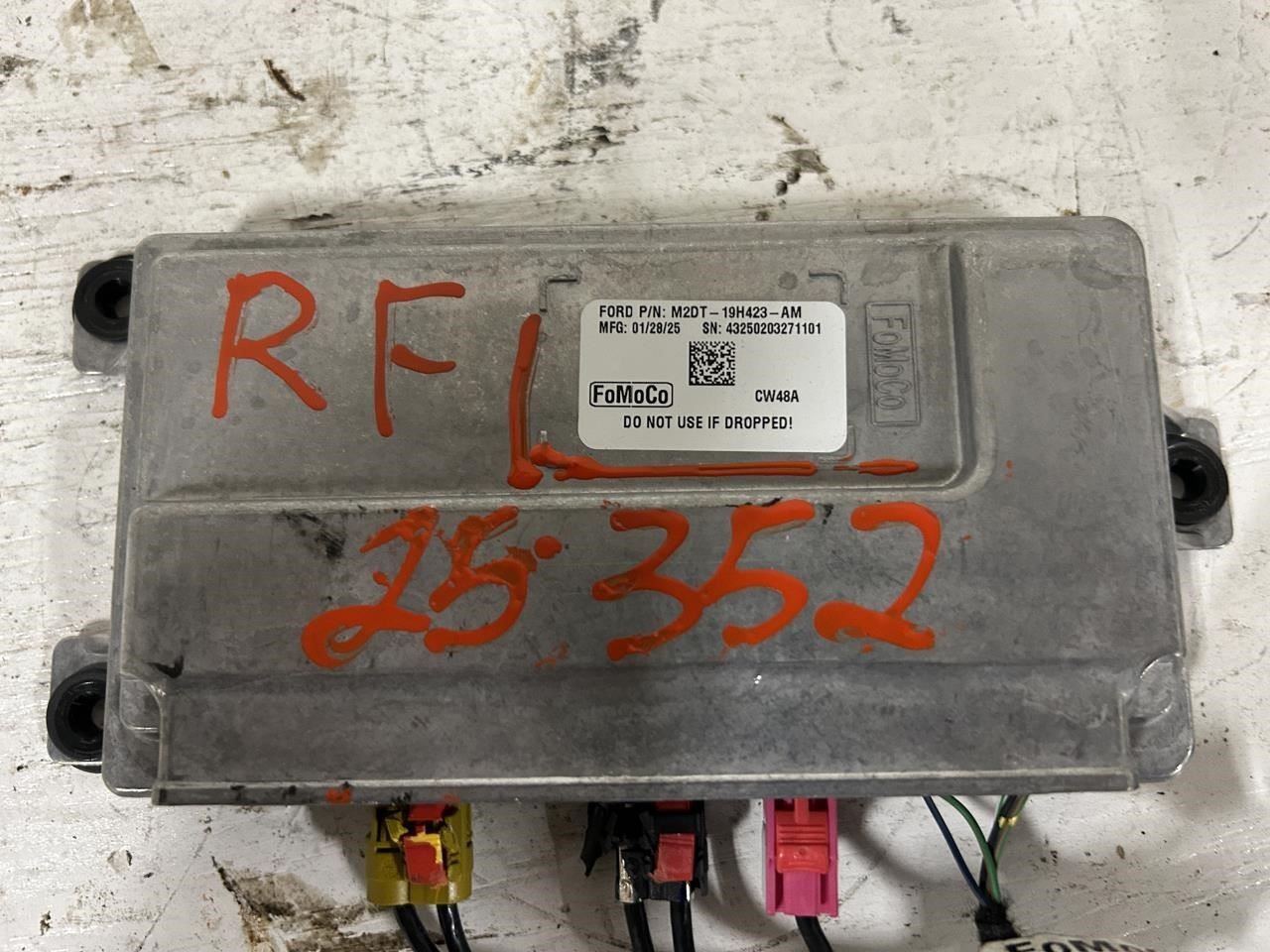 2025 FORD BRONCO Camera Control Module OEM Part Number M2DT19H423AM