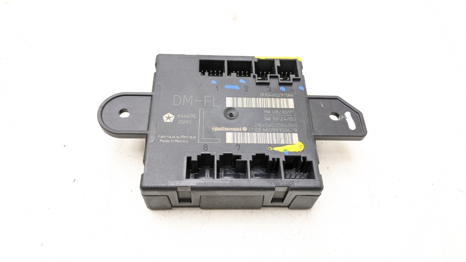 JEEP GRAND CHEROKEE MK4 WK2 DOOR CONTROL MODULE ECU FRONT LEFT SIDE 2011