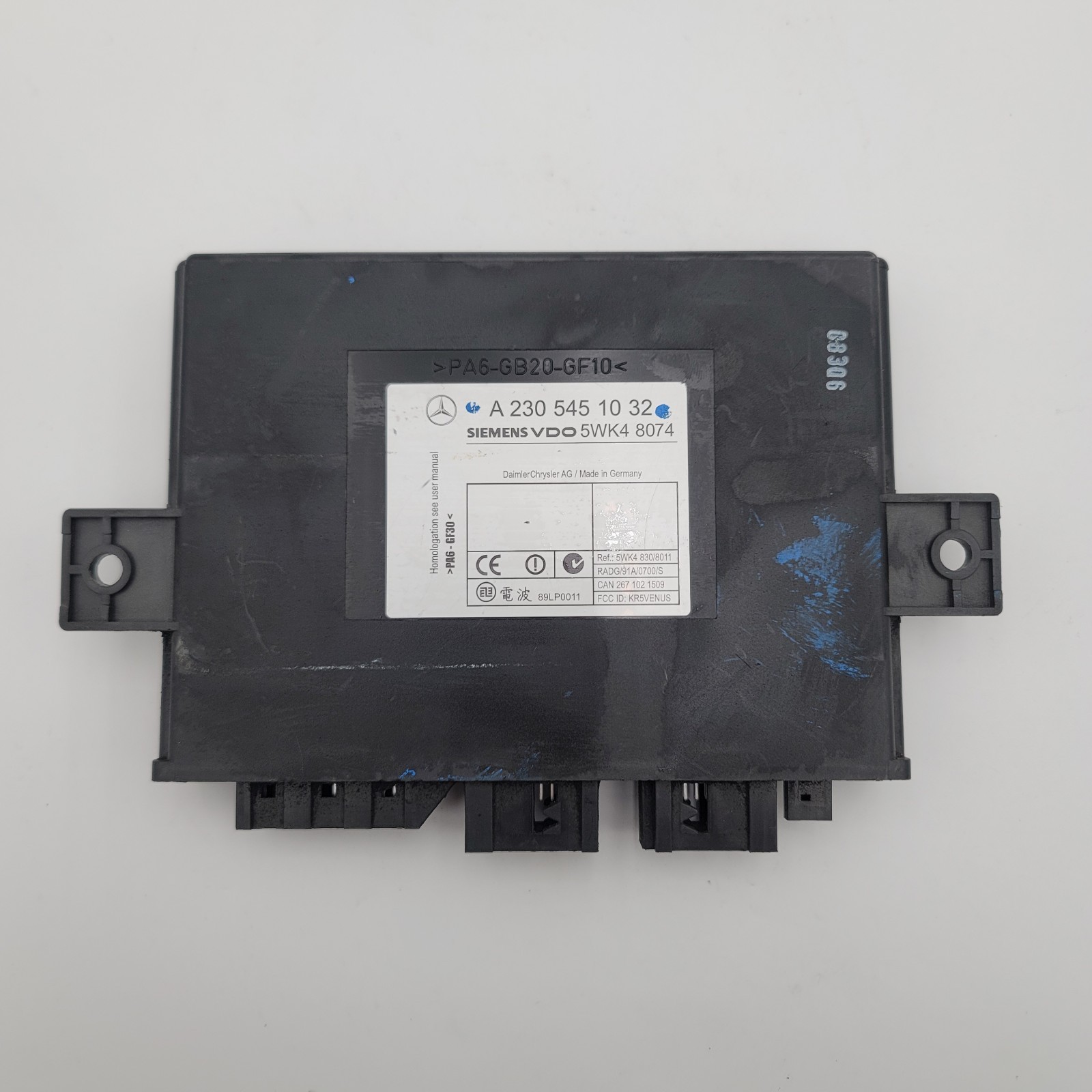 2000 – 2003 Mercedes CL500 CL55 AMG Keyless Entry Control Module A2305451032