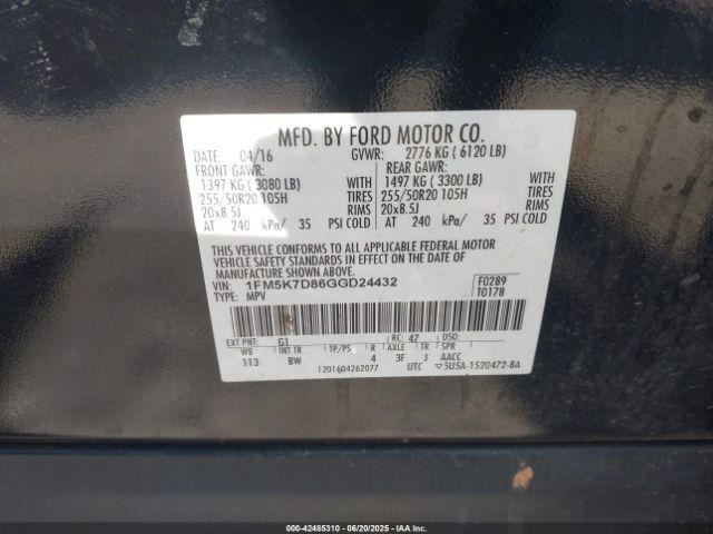 Engine ECM Electronic Control Module 3.7L Fits 17-20 LINCOLN CONTINENTAL 4835280