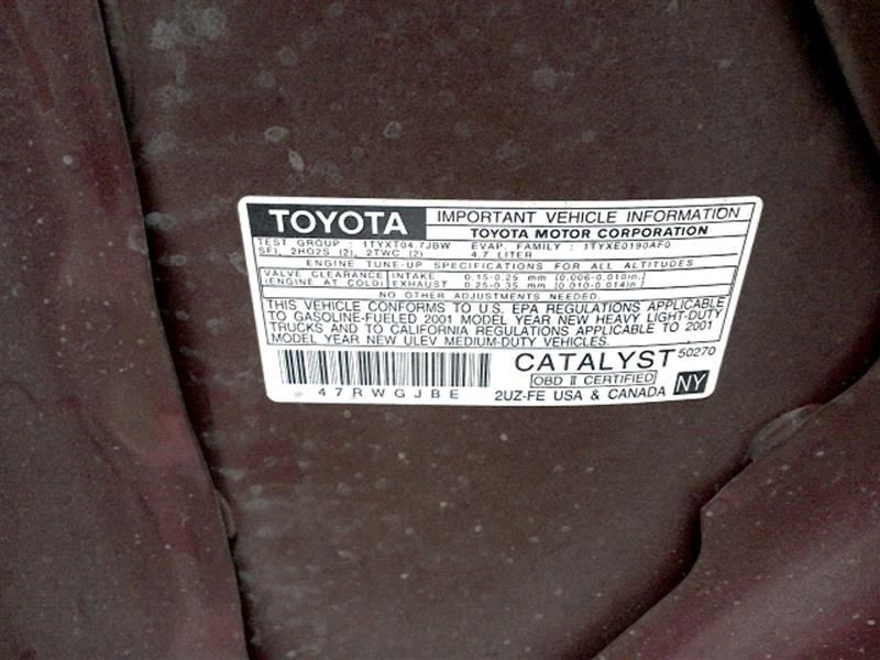 Chassis ECM ABS Skid Control Translate Computer Fits 01-03 SEQUOIA