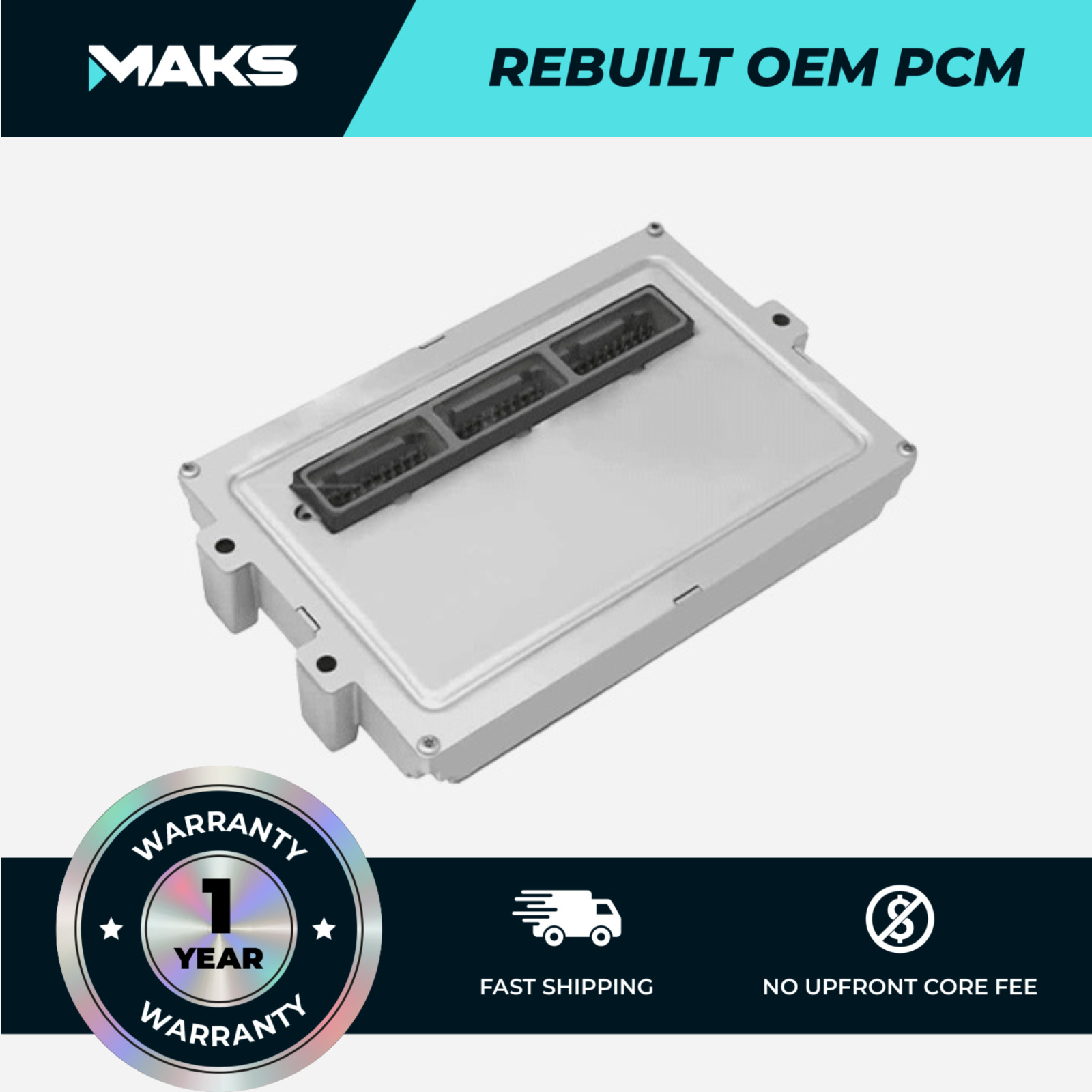 56028650 ECM / PCM / ECU 2002 Dakota PCM Gas 4WD Auto 4.7L Rebuilt OEM 1 YR WTY