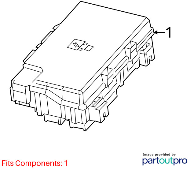 2020 DODGE RAM2500 Multifunction Control Module OEM Part Number 68437289AB