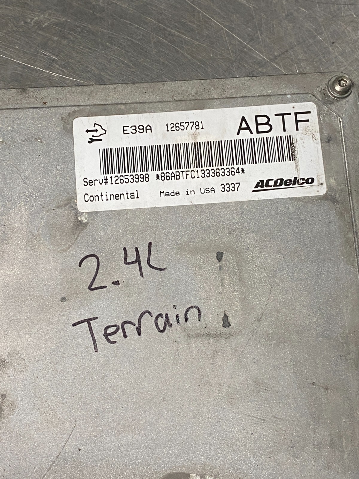 2013-19 GM Verano Equinox Regal ECM Engine Computer Module ECU PCM 12657781 ABTF
