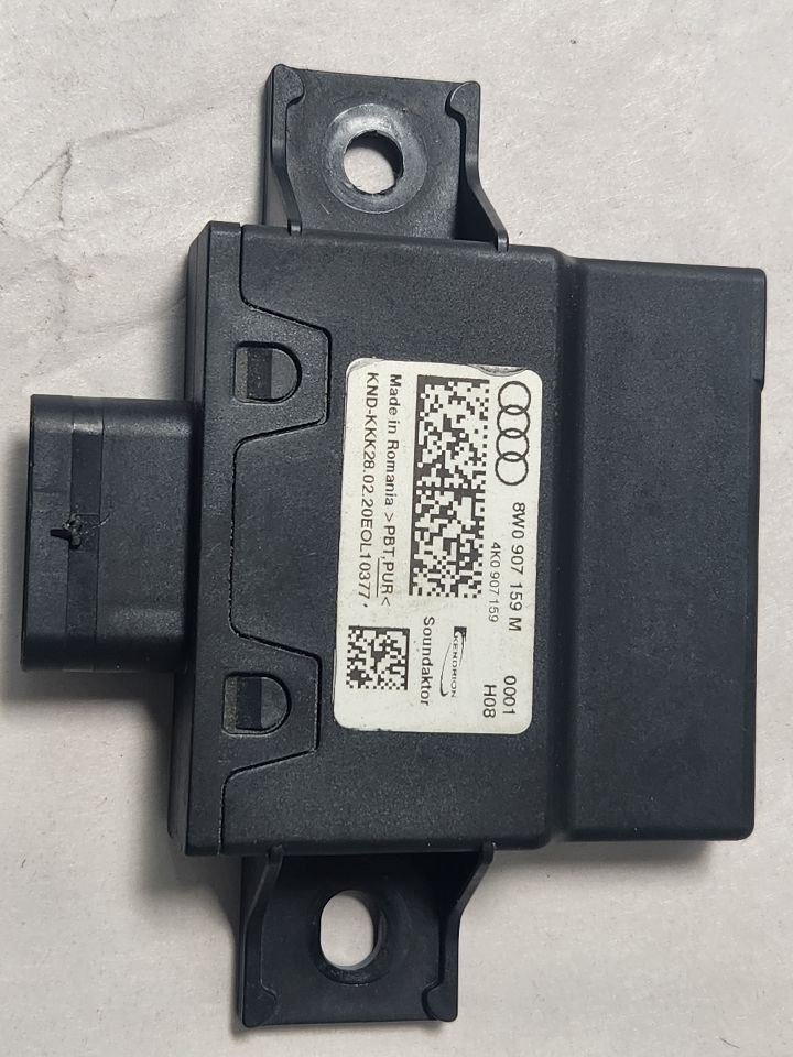 2021 AUDI S4 ACTIVE NOISE SOUND CANCELLATION CONTROL MODULE 8W0907159M OEM.