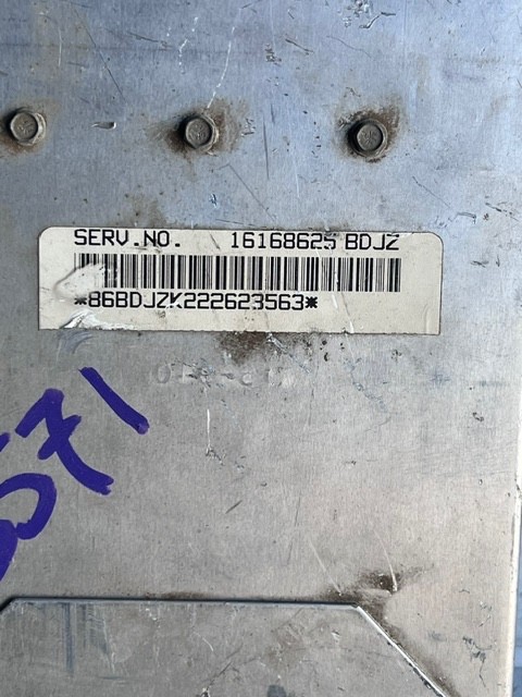 USED OEM CHEVROLET TRUCK 16168625 BDJZ ENGINE COMPUTER