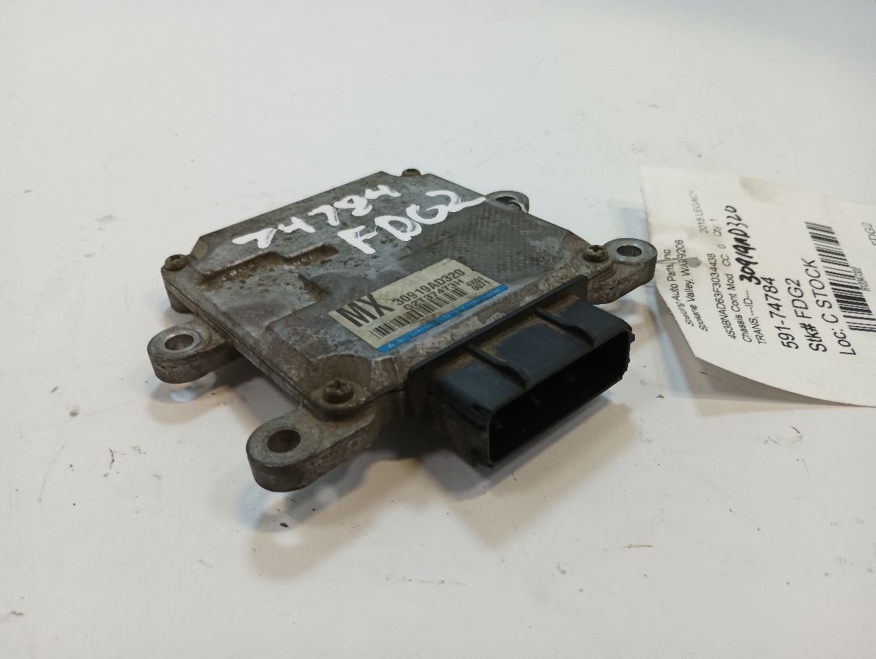 Transmission Control Module From 2015 LEGACY 30919AD320 ( 12347322