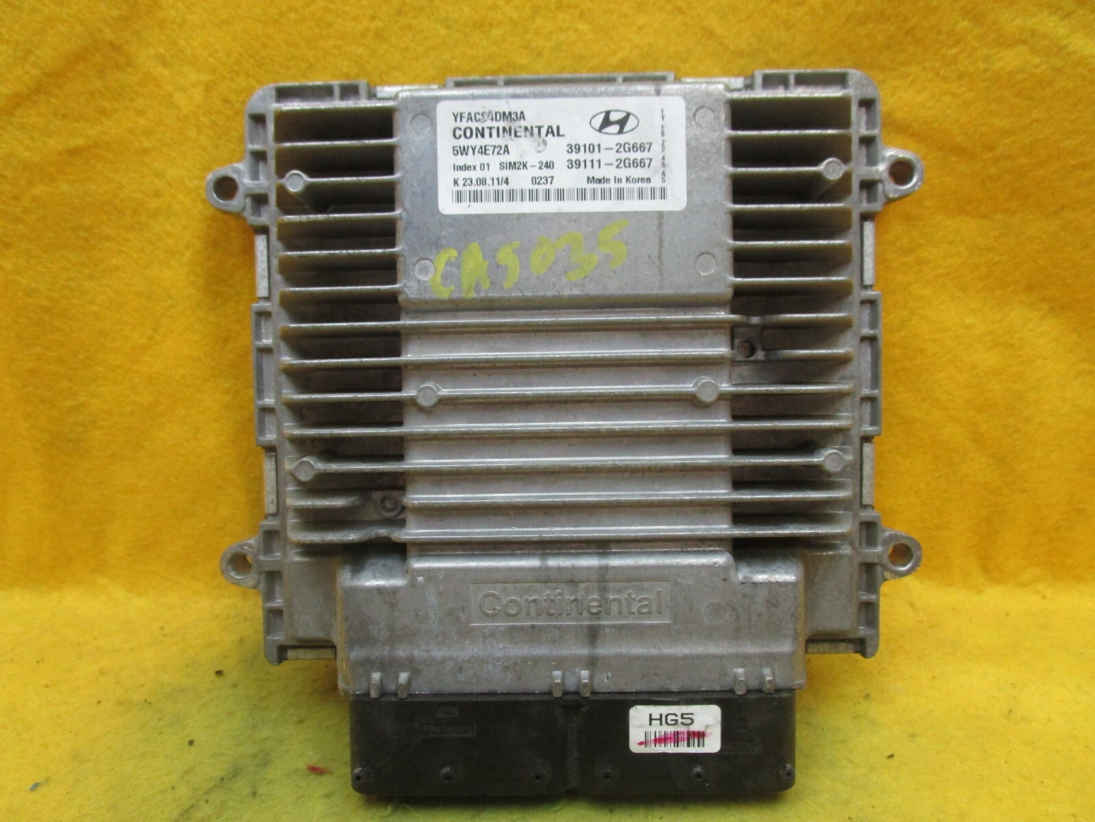 11 2011 Hyundai Sonata Engine Computer Control Module ECM ECU PCM 39111-2G661