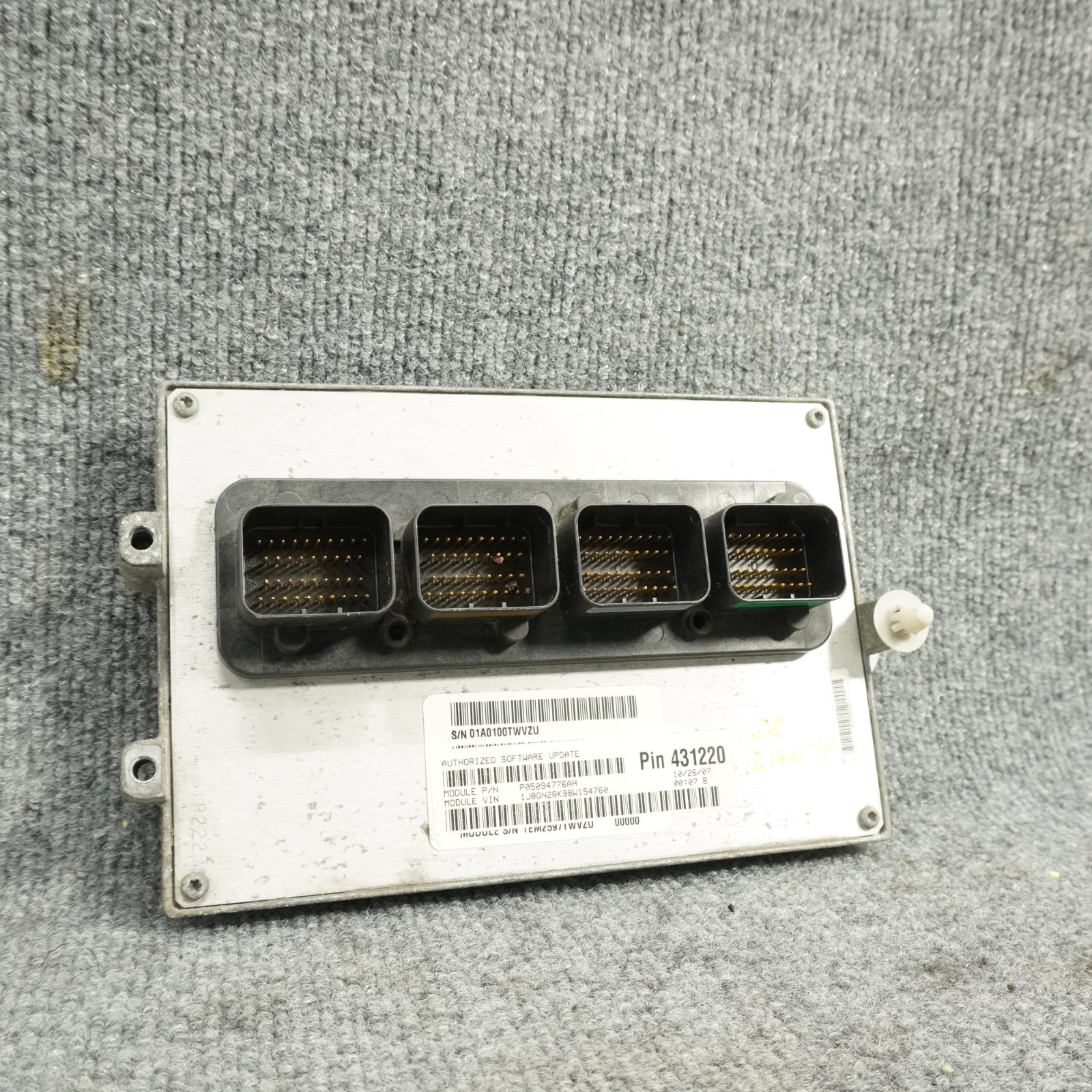 2008 Jeep Liberty Dodge Nitro 3.7L Engine Computer PCM ECM ECU 05094776AH