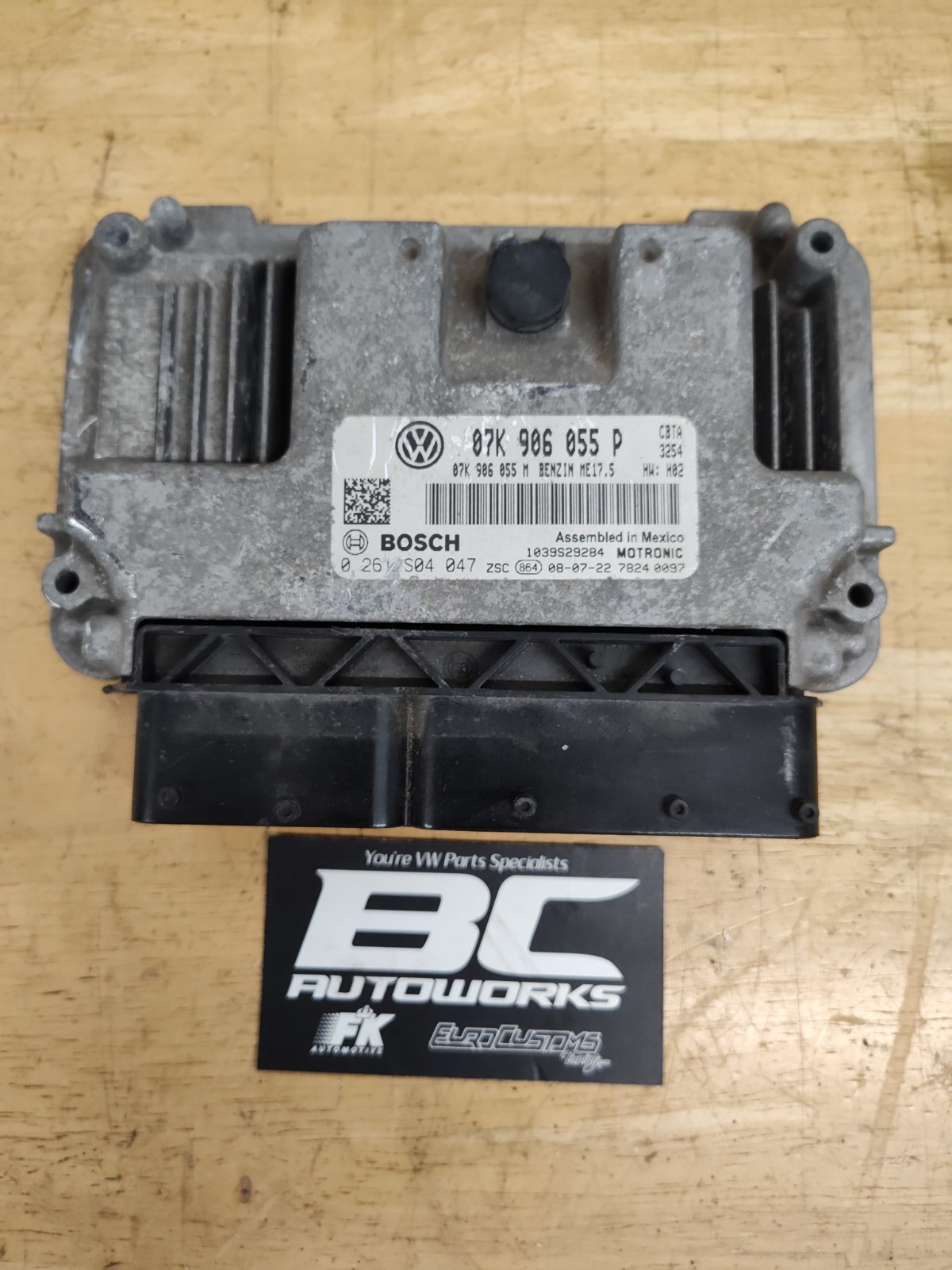 Programmed VW 09 Jetta 2.5L CBTA A/T ECU Engine Computer 07K 906 055 P Plug&Play