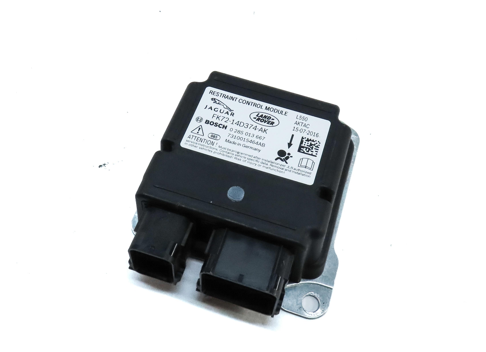 2015-2019 LAND ROVER DISCOVERY SPORT (L538) SRS BAG CONTROL MODULE