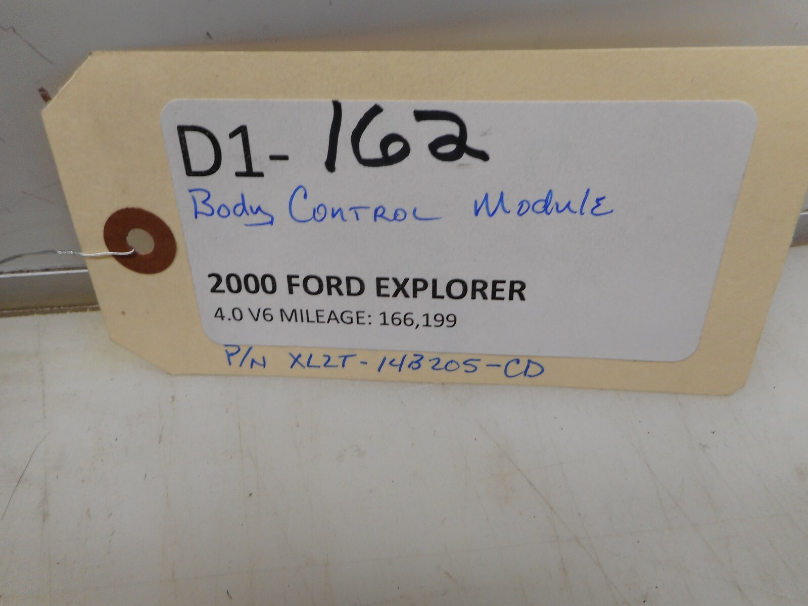 2000 FORD EXPLORER BODY CONTROL MODULE XL27-14B205-CD