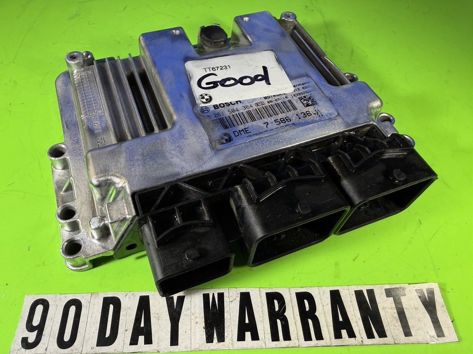 2007-2010 MINI COOPER 1.6L ENGINE CONTROL MODULE 0261S 04364/7 586 136-01 OEM