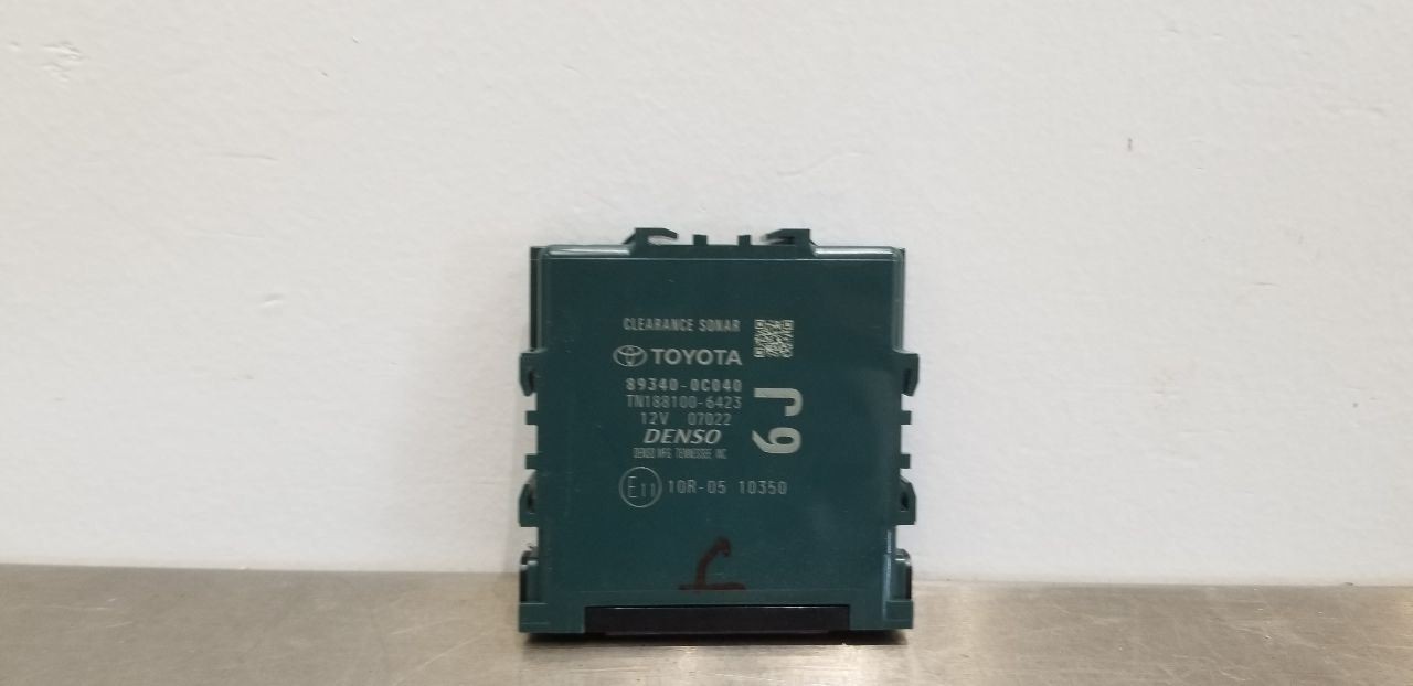 22 TOYOTA TUNDRA DRIVER PARK ASSIST CONTROL MODULE 893400C040