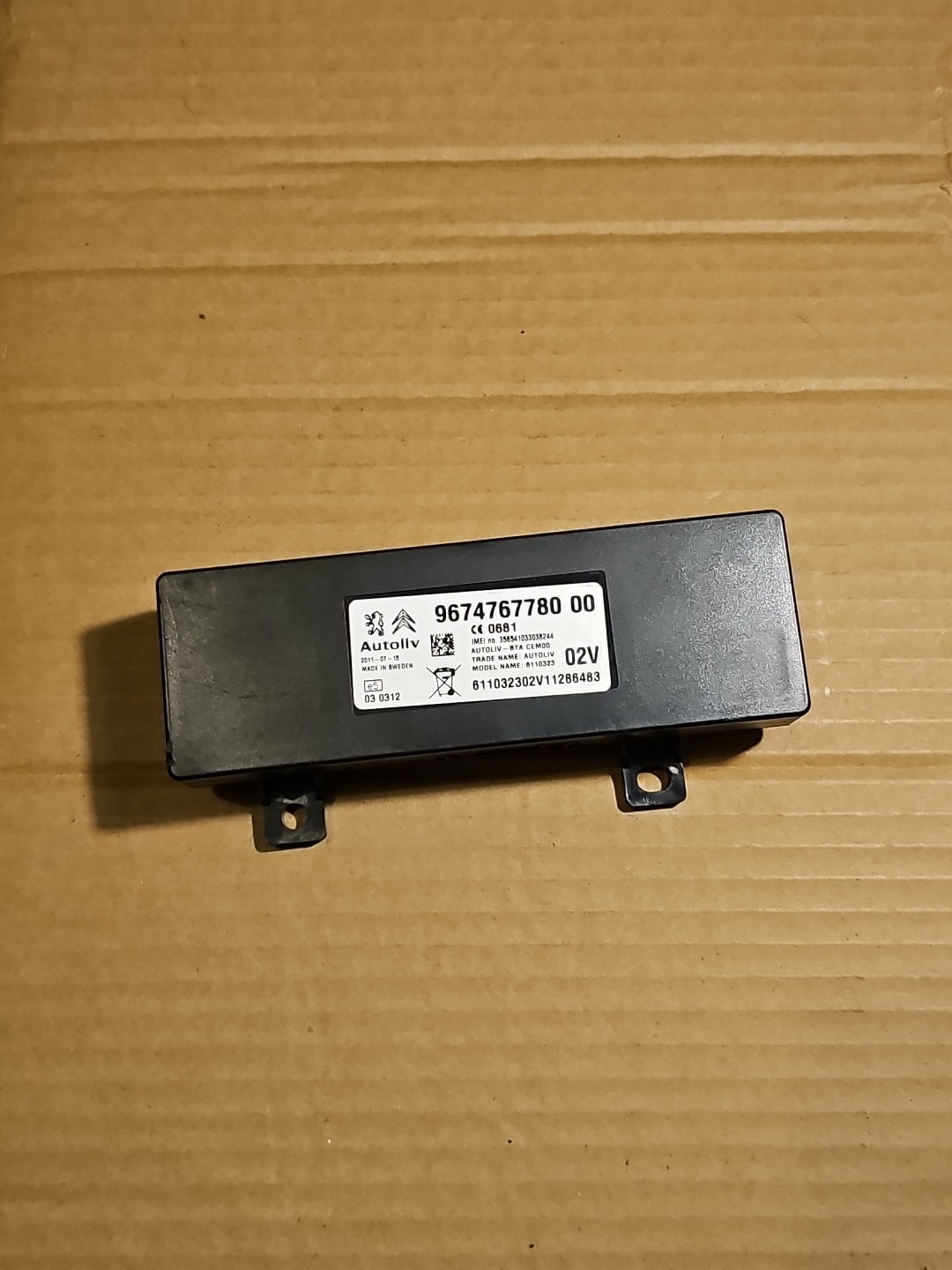 PEUGEOT 508 BLUETOOTH CONTROL MODULE DIESEL IN WORKING