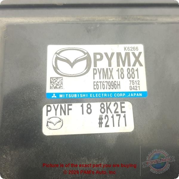 Used Engine Control Module (ECM) fits: 2017 Mazda CX-5 Electronic Control Module