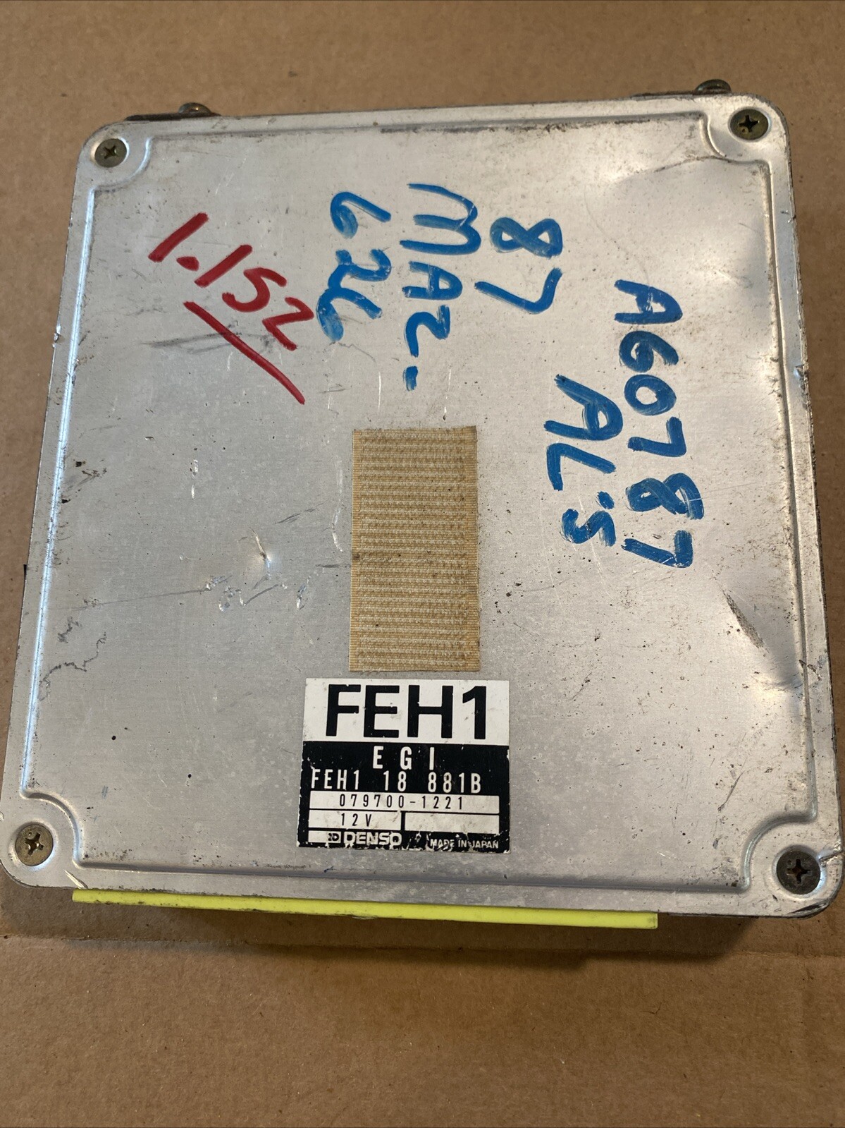 FEH1 18 881B Mazda 626 ecm ecu computer 1986-1987