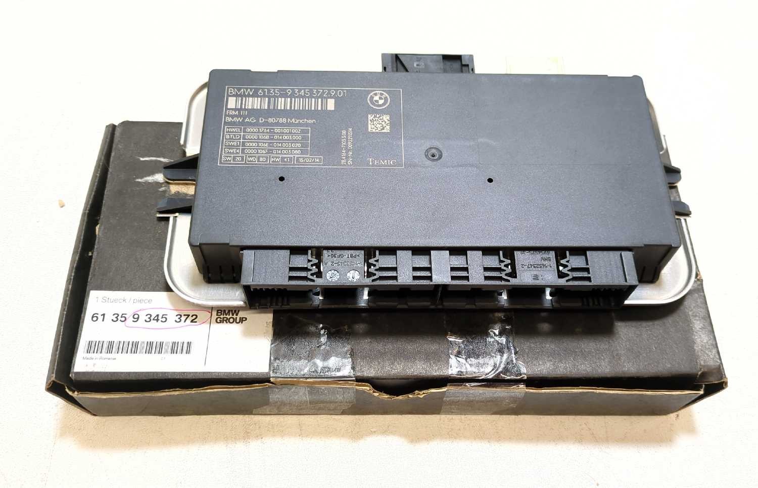New OEM genuine BMW Footwell Control Module 2010-2017 5 6 7 Series 61356992948