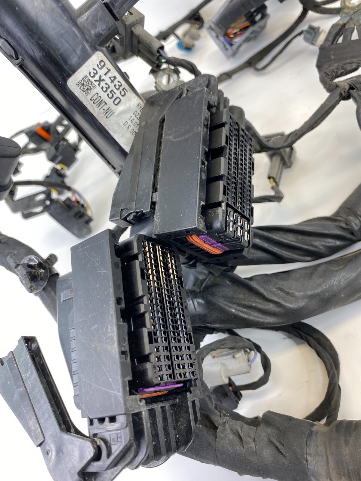 14-16 ELANTRA 1.8L AUTO T W SMART KEY ENGINE WIRING HARNESS 91435-3X350 KOREA