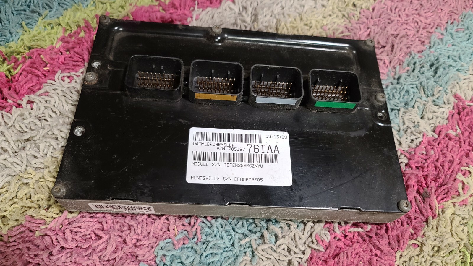 ✅2007 CHRYSLER PT CRUISER ENGINE CONTROL COMPUTER MODULE ECU ECM OEM P05187761AA