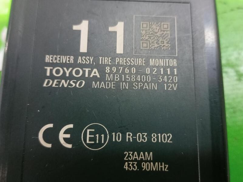 8976002111 132380 electronics module TOYOTA AURIS TOURING SPORTS E18 HYBRID