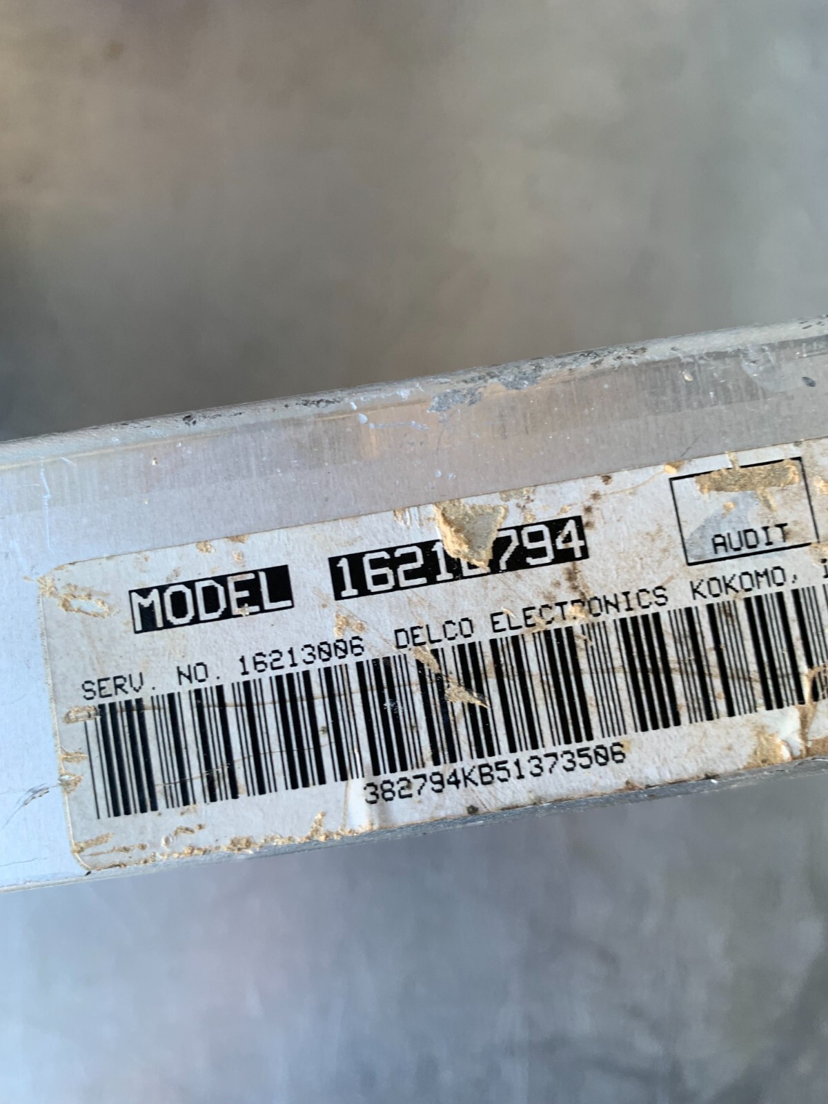1995 Riviera Engine Control Module/ECU/ECM/PCM 16213006