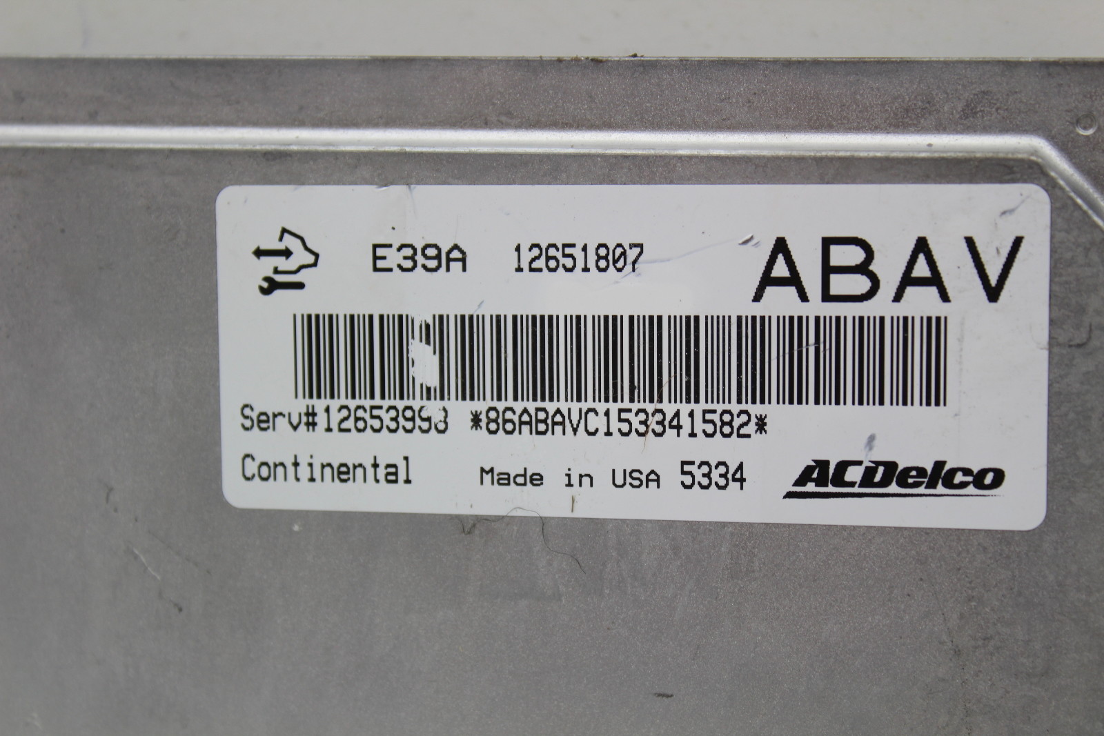 13-16 Cadillac CTS 12653998 Computer Brain Engine Control ECU ECM EBX Module