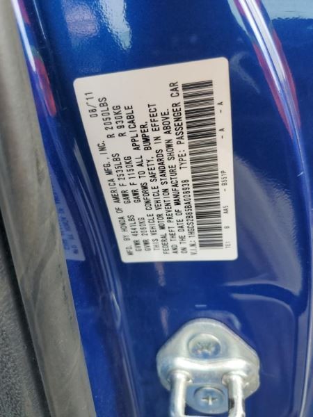 2011 2012 HONDA ACCORD Engine ECM Electronic Module Engine Control 37820R70A81