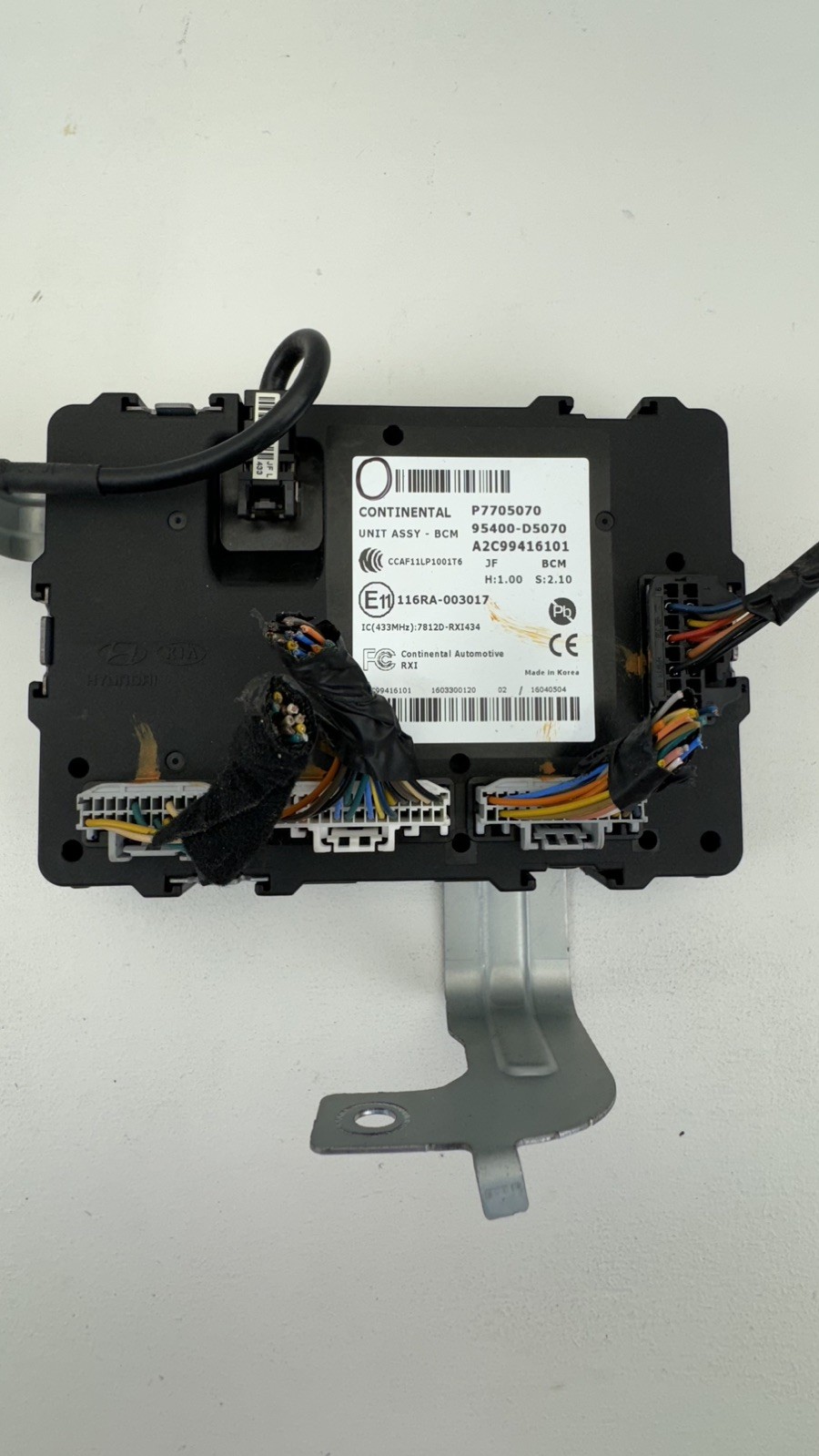 2016 2017 2018 KIA OPTIMA BODY CONTROL MODULE BCM 95400-D5000