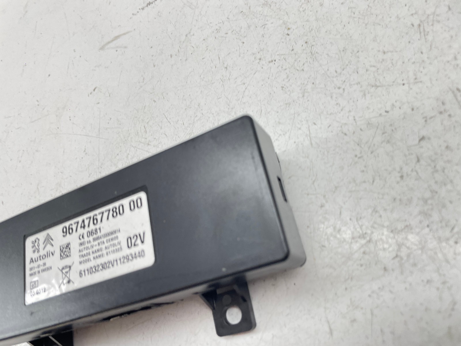 PEUGEOT 508 MK1 BLUETOOTH CONTROL MODULE UNIT ASSEMBLY 9674767780 2011-2015