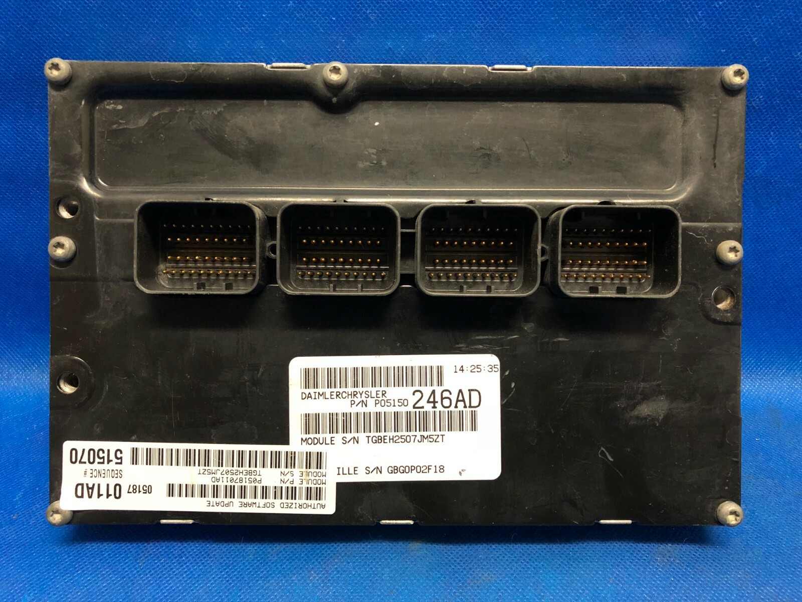 PROGRAMMED PLUG & PLAY 08 CHRYSLER CHARGER ECM ECU COMPUTER PCM P05187011AD 011