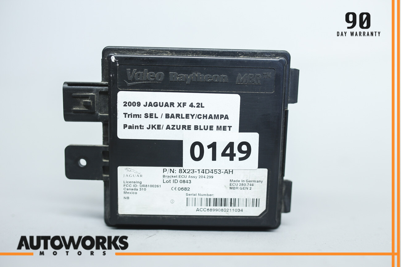 09-15 Jaguar X250 XF XFR Blind Spot Monitor ECU Module Unit 8X2314D453AH OEM