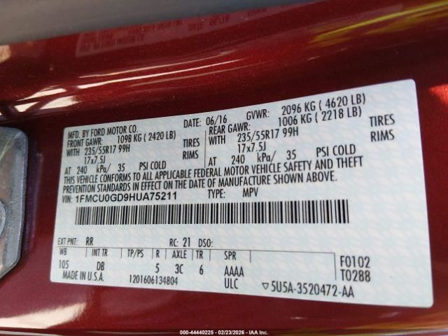 Engine ECM Electronic Control Module 1.5L Fits 17-19 ESCAPE 5011129