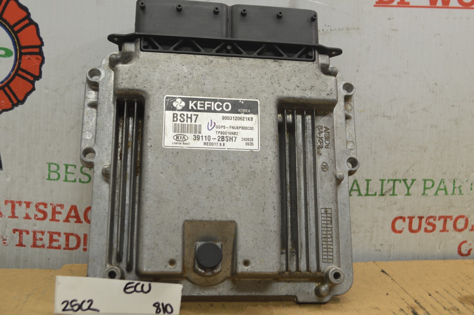 2014-15 Kia Soul 1.6L ECU 391102BSH7 Engine Control Unit Module 810-25C2