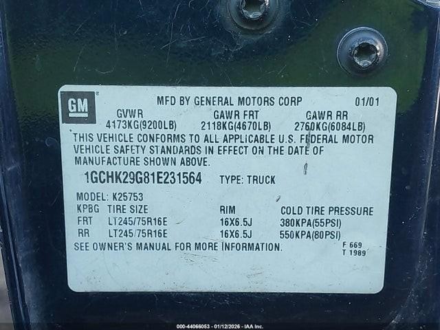 Used Engine Control Module (ECM) fits: 2001 Chevrolet Silverado 2500 pickup Elec