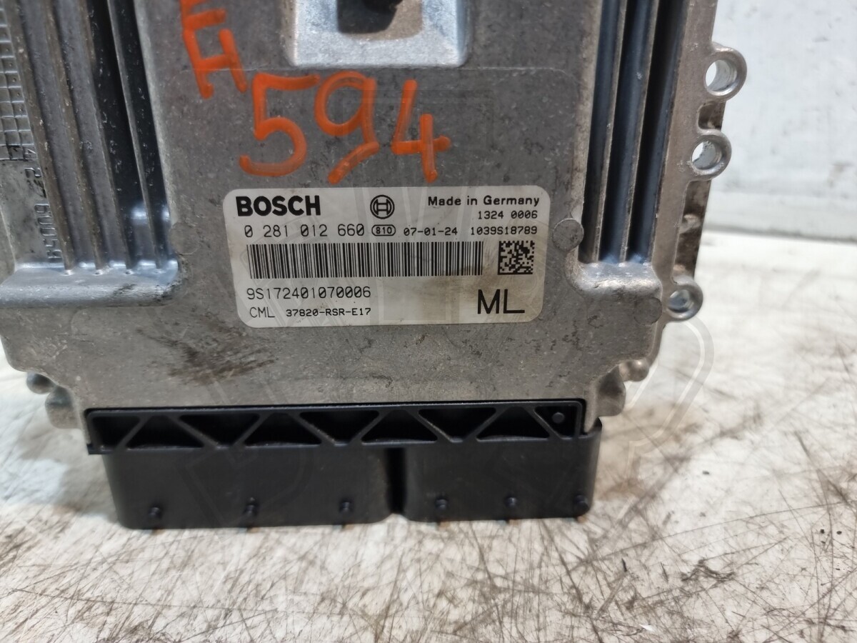 Honda Civic MK8 ECU Engine Control Unit 2.2 5 MK8 2006 OEM 0281012660