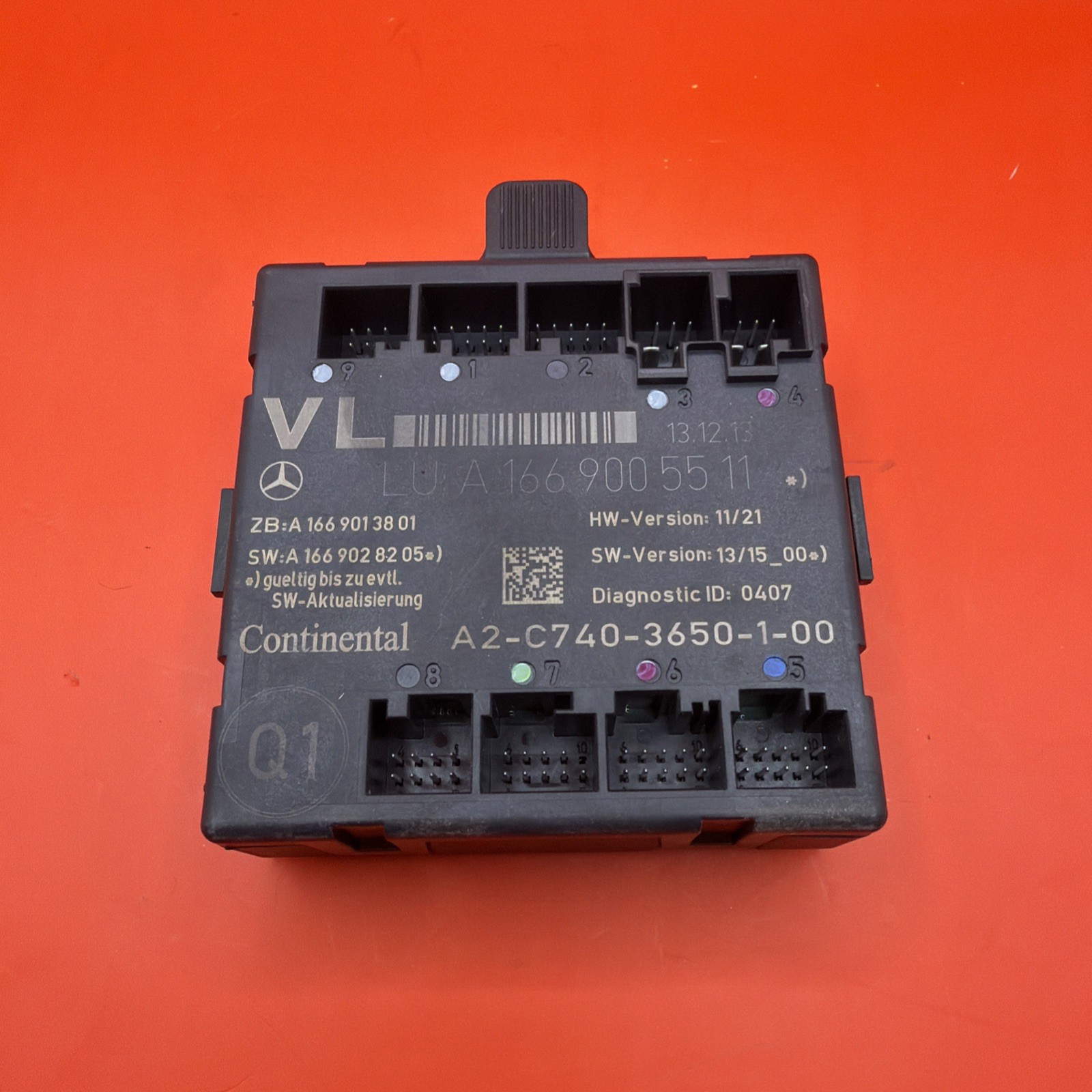 MERCEDES GLA CLASS 156 2013-2020 LEFT FRONT DOOR CONTROL MODULE A1669005511