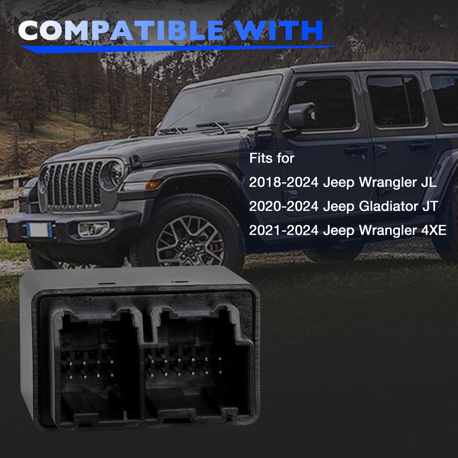 Mini Programmer For 2018-2023 Automotive Tazer Jeep Wrangler JL 4XE Gladiator JT