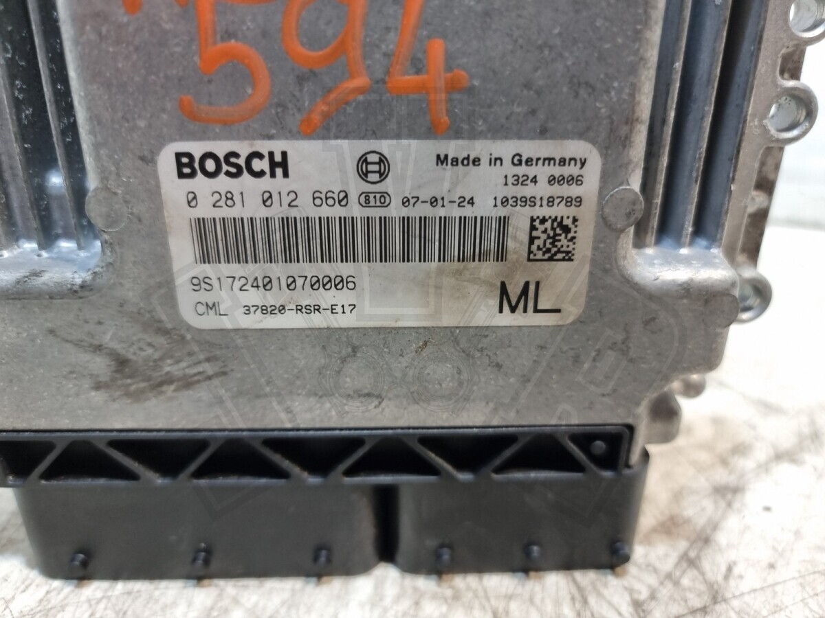 Honda Civic MK8 ECU Engine Control Unit 2.2 5 MK8 2006 OEM 0281012660
