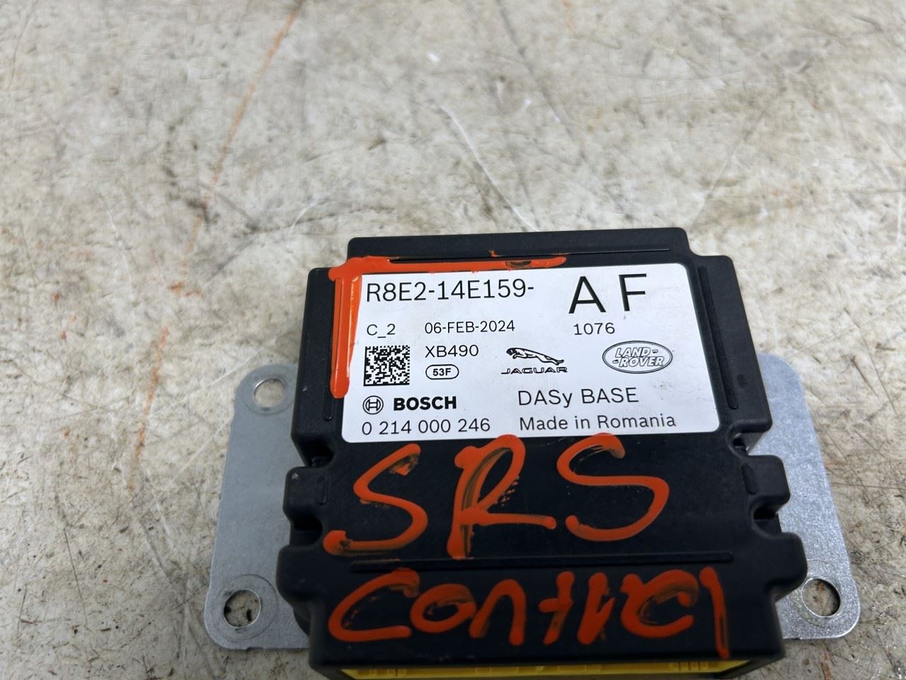 2024 ROVER EVOQUE SRS Control Module OEM Part Number R8E214E159AF