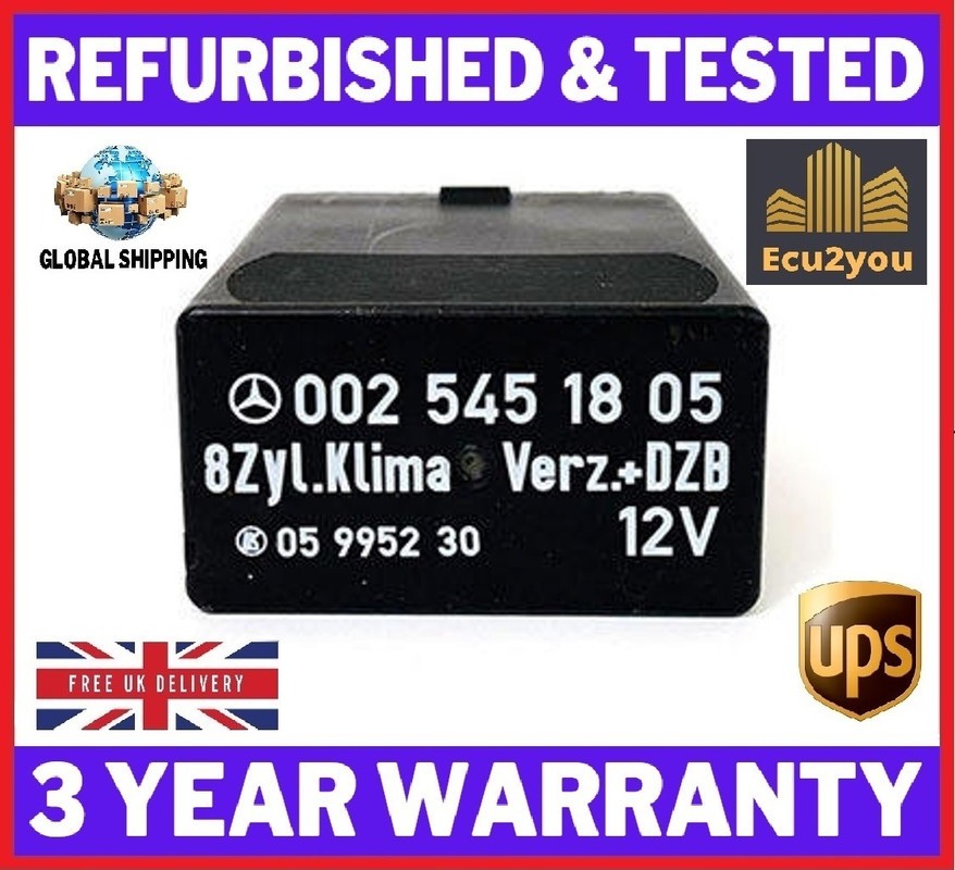 Refurbished Mercedes AIR CONDITIONING RELAY A0025451805