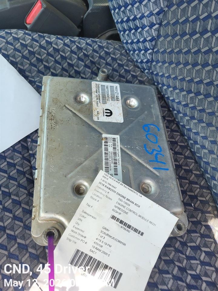 ENGINE CONTROL MODULE OEM 2018 RAM2500 1YR WRNTY