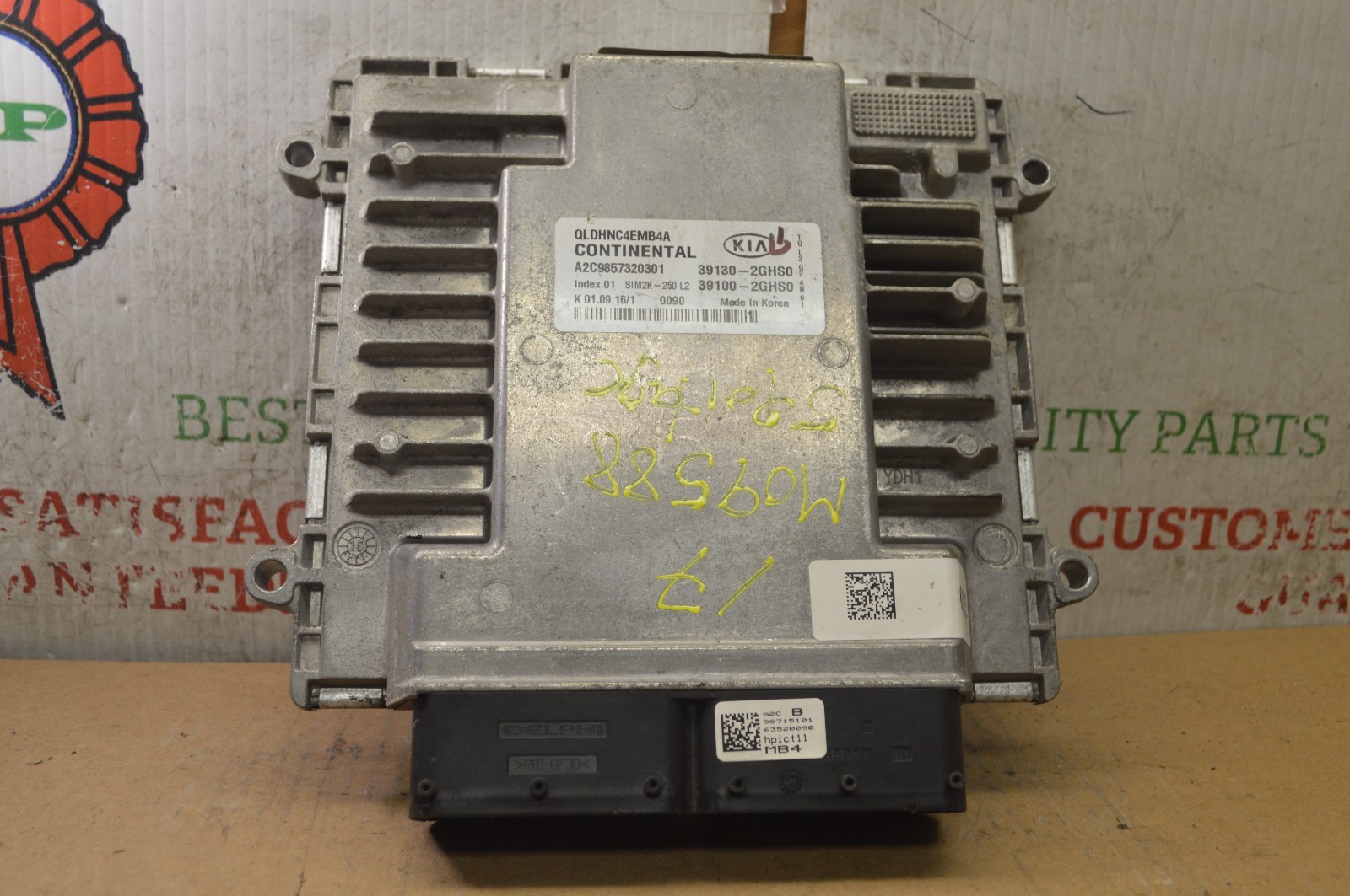 2017-19 Kia Sportage ECU 391302GHS0 391302GHS0 Engine Control Module 735-7A2