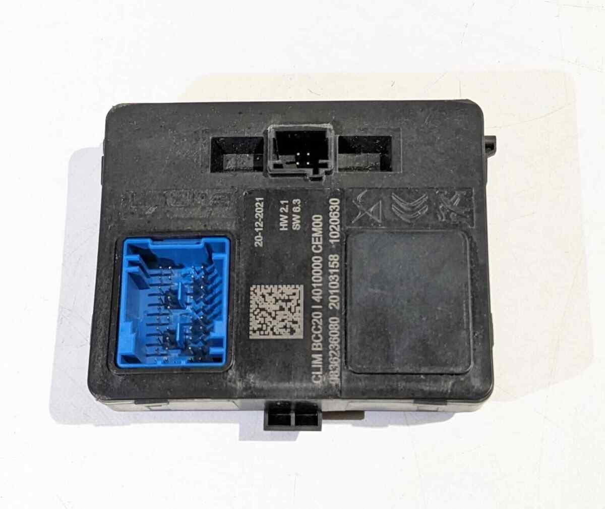 PEUGEOT 2008 e-2008 CLIMATE CONTROL MODULE 2019-2023 9836236080