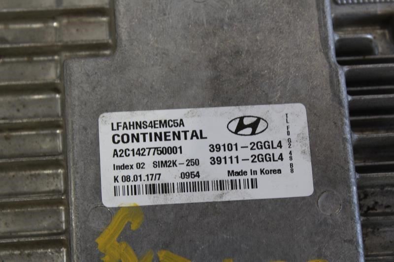 2017 HYUNDAI SONATA ECU ENGINE CONTROL MODULE 2.4L CALIFORNIA 39111-2GGL4